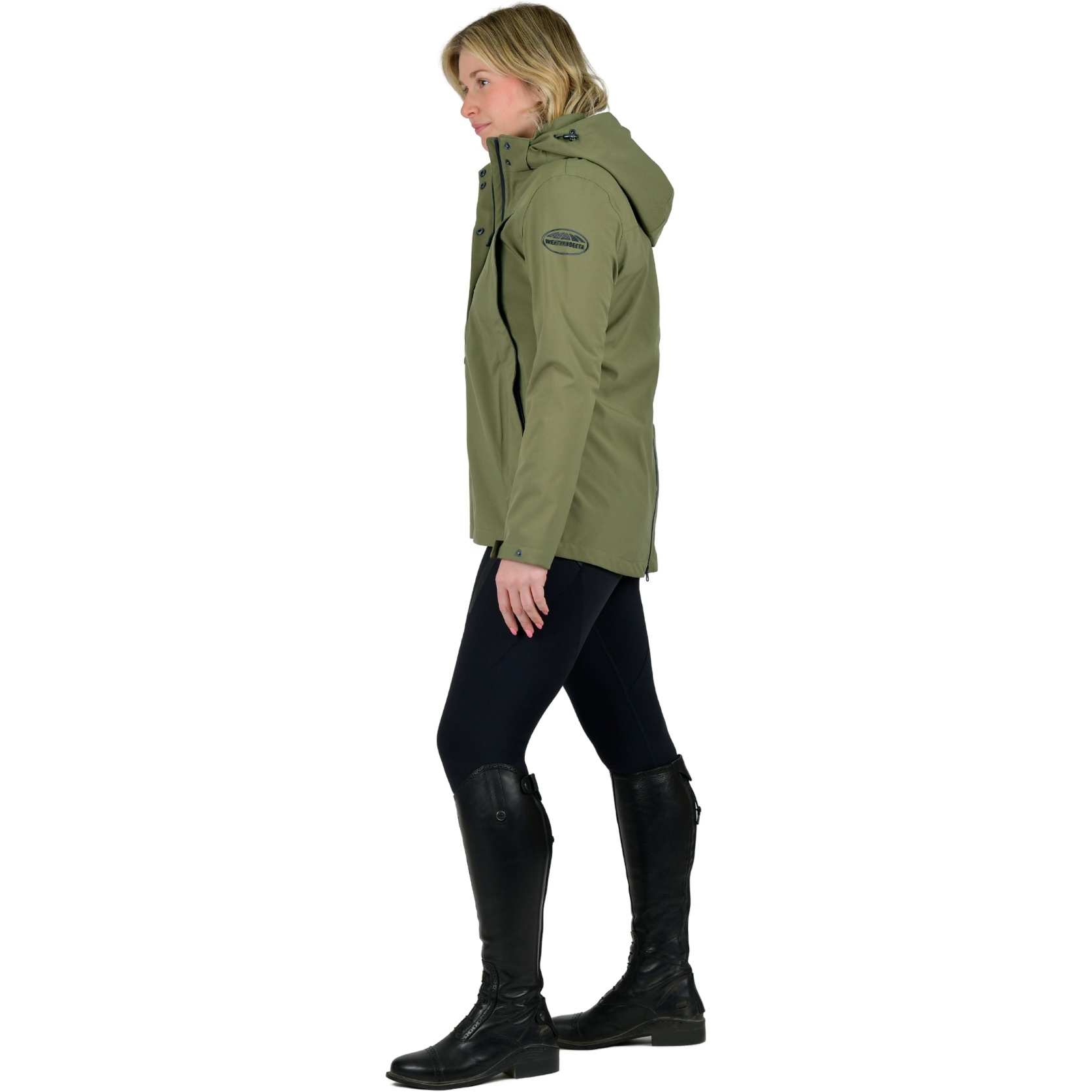 Weatherbeeta Womens Florence Fleece Two-For Jacket 1024256 - Olive Night